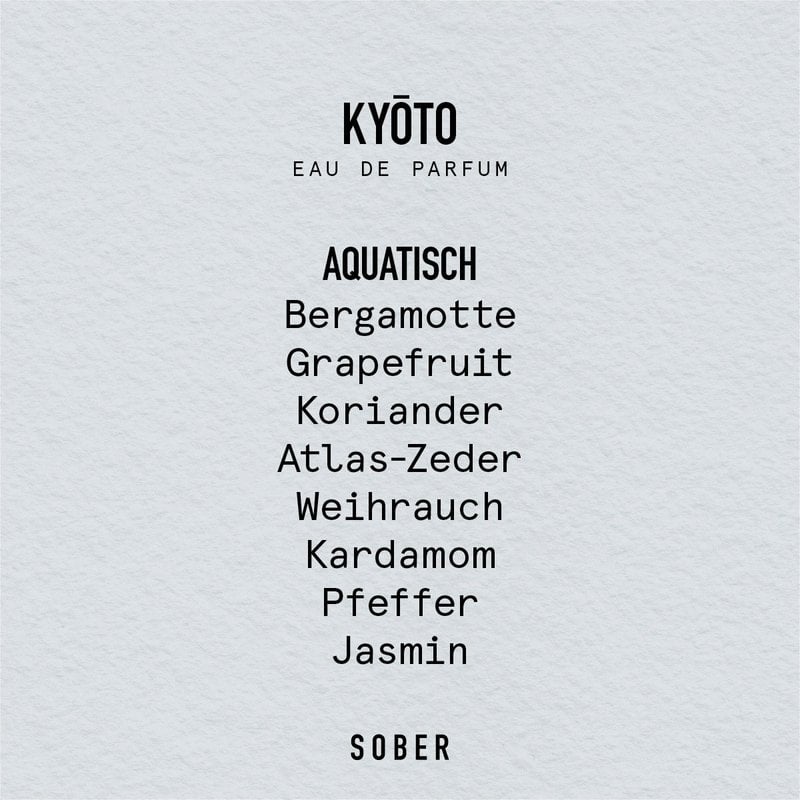 SOBER Kyōto Eau de Parfum – 50 ml – image 3