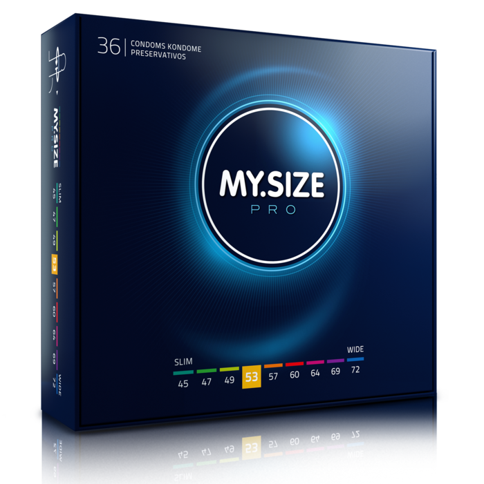 MY.SIZE PRO 53 mm – 36 condoms