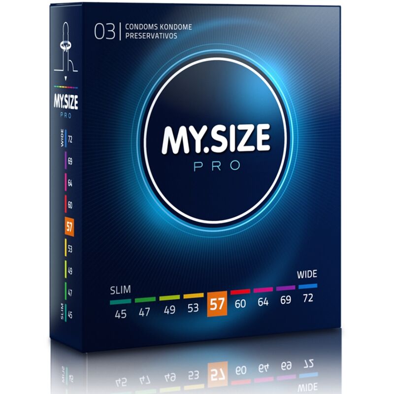 MY.SIZE PRO 57 mm – 3 condoms