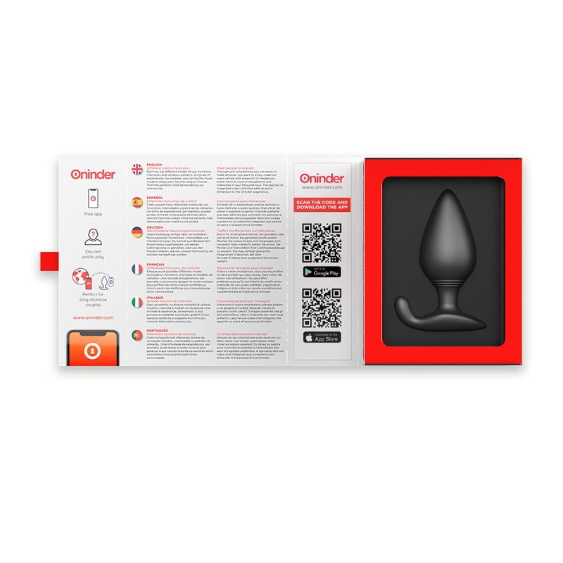 Rio Vibrating Anal Plug Black - Free App – image 5