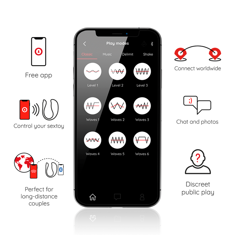 Nairobi Vibrating Egg Black - Free App – image 2
