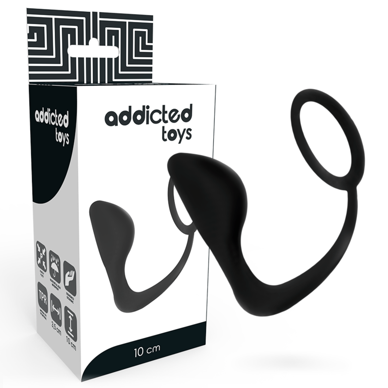 Anal Plug With Black Penis Ring – image 2