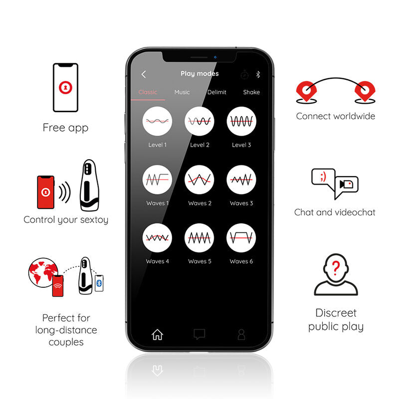 Seoul Rechargeable Male Masturbator 10 Speed - Free App – image 3