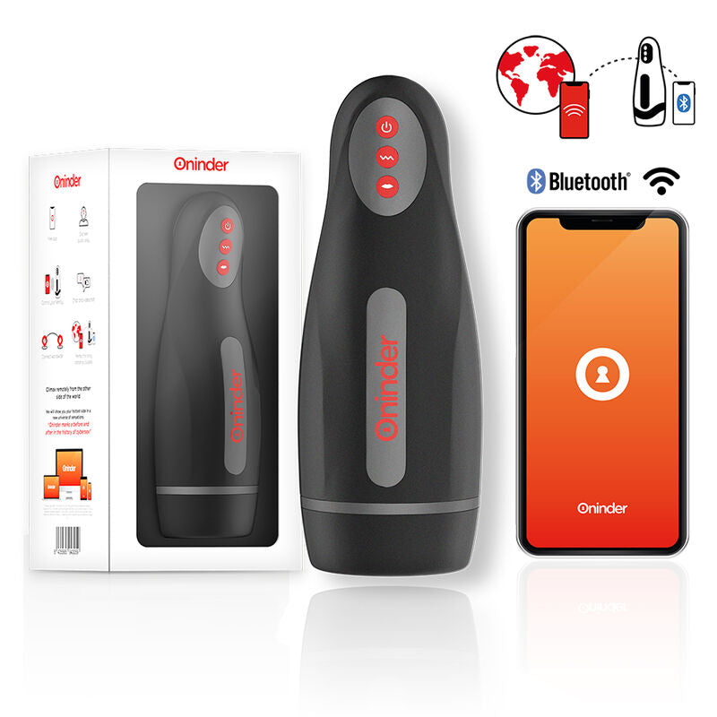 Seoul App-Controlled Male Masturbator – Black