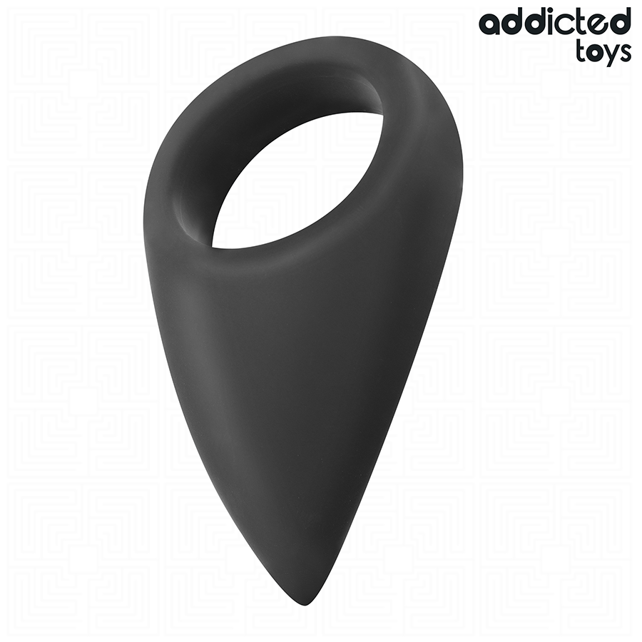 Teardrop Cock Ring – Black