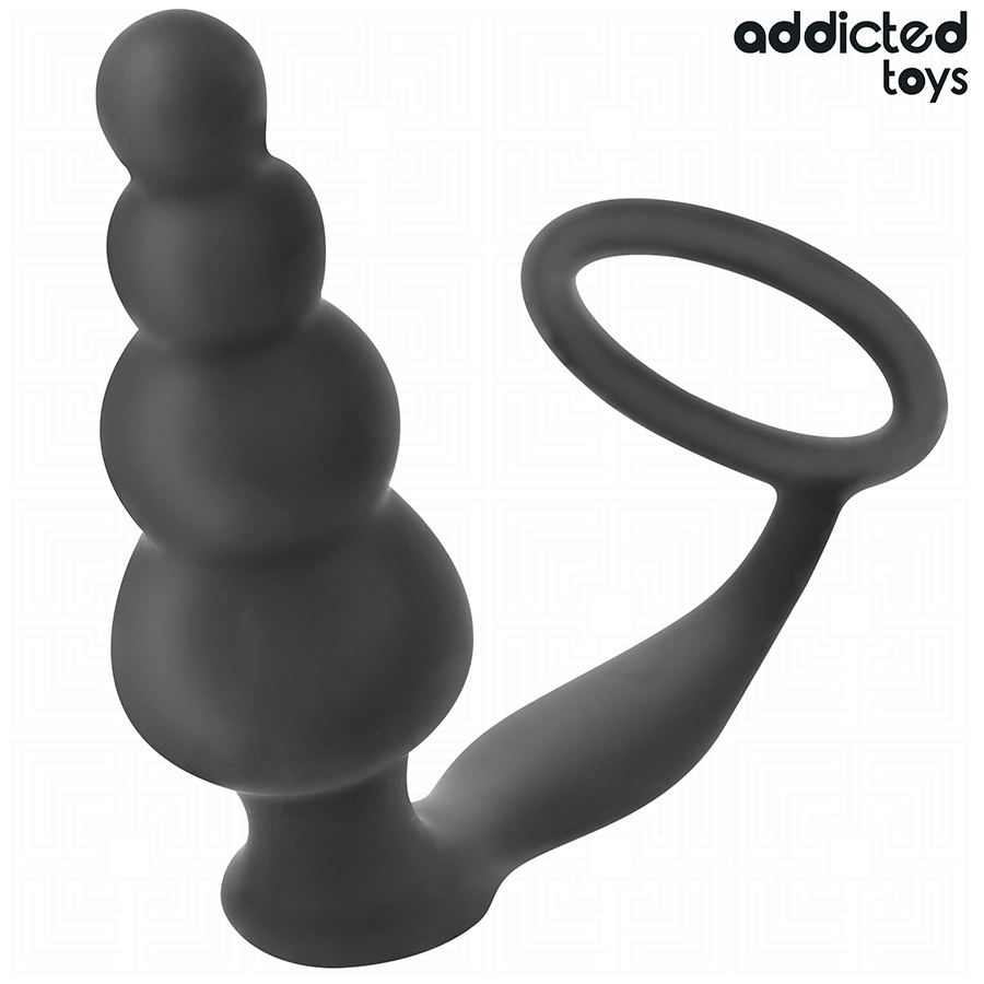 Anal Plug With Ring Silicone Model 5