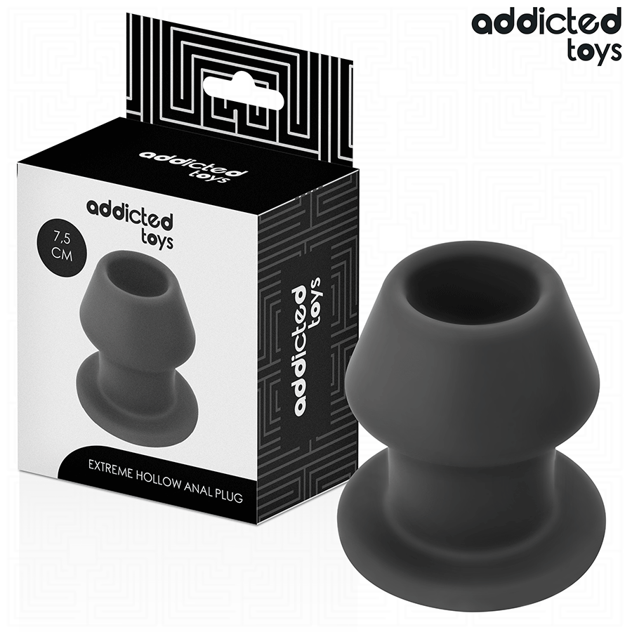 Extreme Hollow Anal Plug Silicone Size S 7.5 cm
