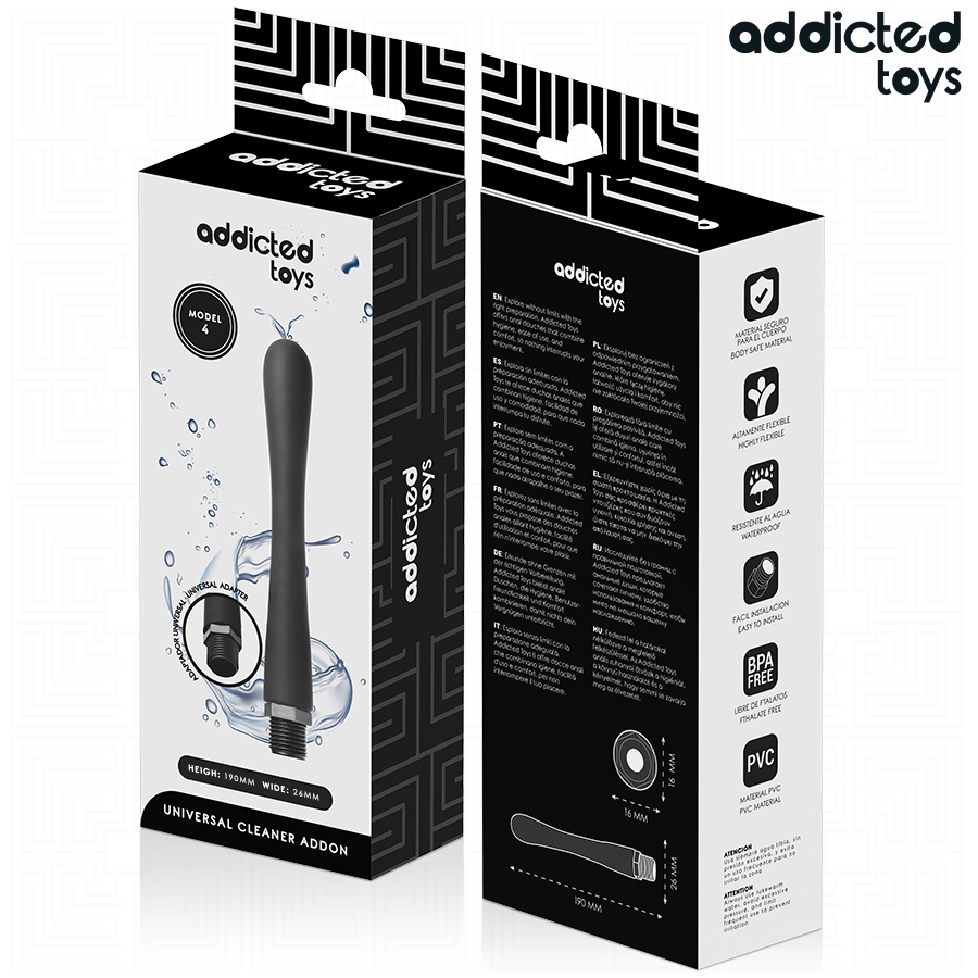 Addicted Toys Anal Cleaner + Universal Adapter – Model 4 – image 7