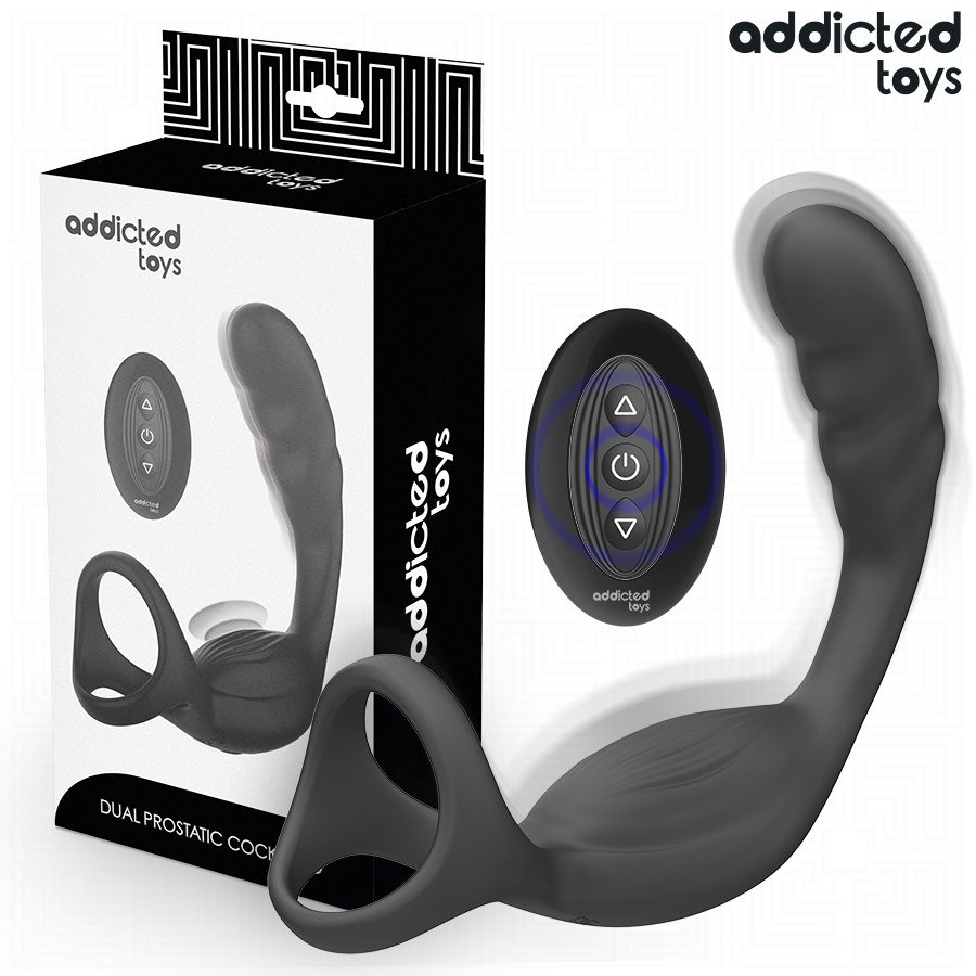 Remote-Control Double-Ring Prostate Vibrator