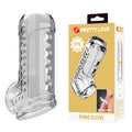 Open-Head Textured Penis Sleeve