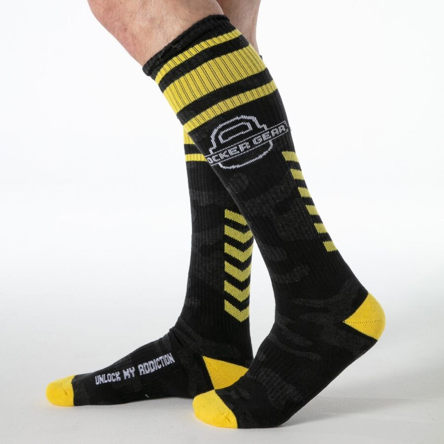 Locker Gear Full Military Knee High Socks – Yellow