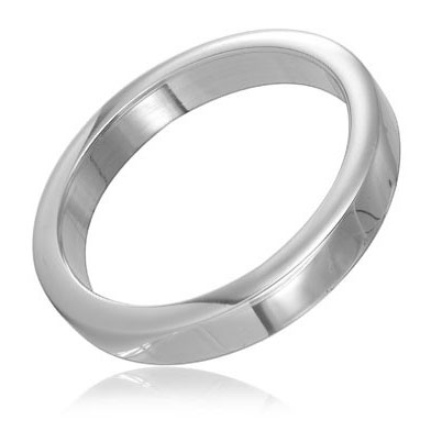 Metal Hard Fat Stainless Steel Cock Ring – image 2