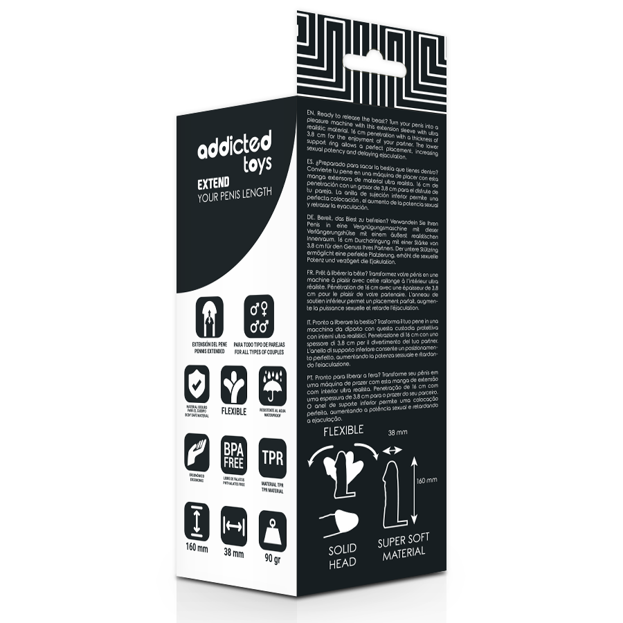 Addicted Toys Extend Your Penis Sleeve – 16 cm – image 4