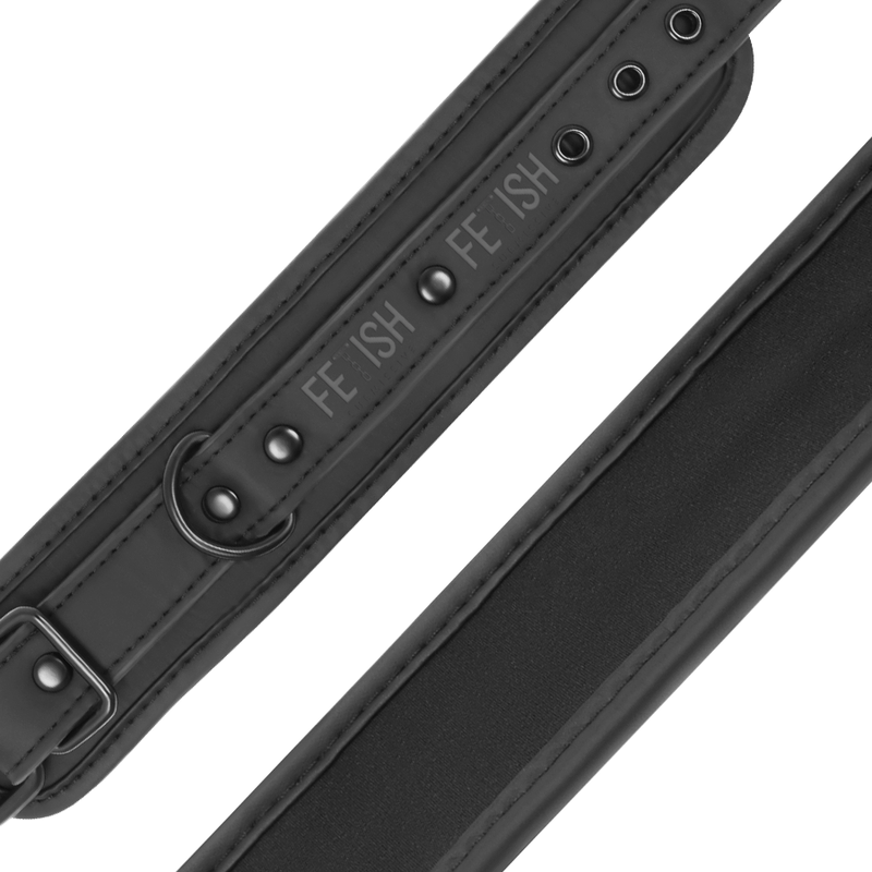 Vegan Leather Necklace And Handcuffs With Noprene Lining – image 8